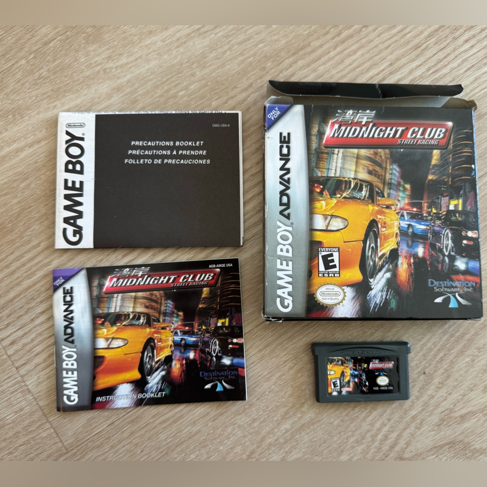Game Boy Advance - Midnight Club Video Game